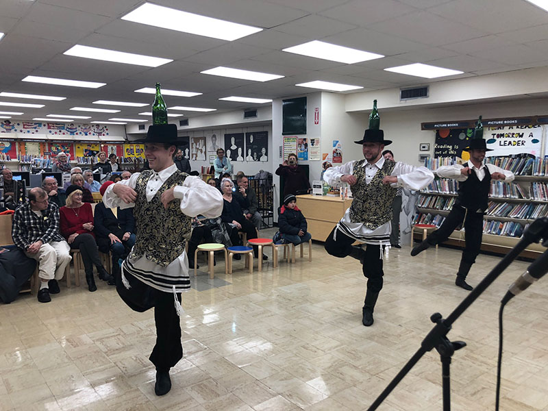 Bottle Dancers USA, Alexander Rudoy, Serhiy Tsyganok, Vladimir Nikitin, Sheepshead Bay Brach Brooklyn Public Library, 2636 East 14th Street, Brooklyn, New York 11235, Jewish Bottle Dance, Wednesday, November 28th